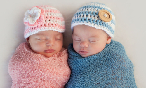 bigstock Two Beautiful Twins Baby 75578488